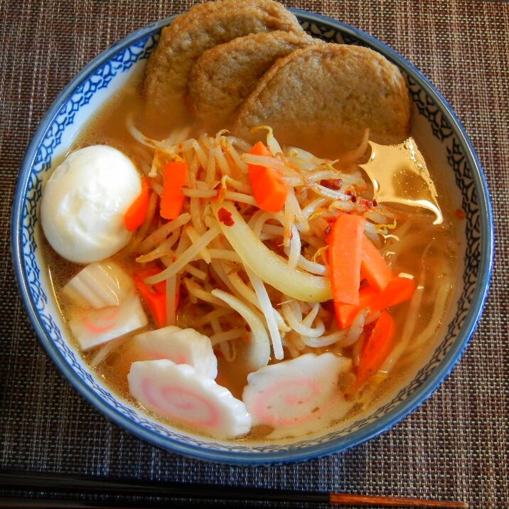 じゃこ天となるとの和風ラーメン